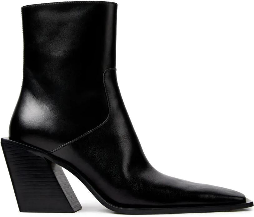 CamperLab Escandalo leather ankle boots Zwart