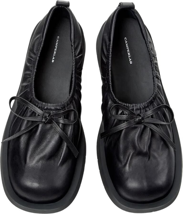CamperLab Mil 1978 leren ballerina's Zwart - Foto 4