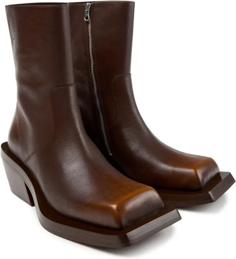 CamperLab Quetal square-toe ankle boots Bruin - Foto 2