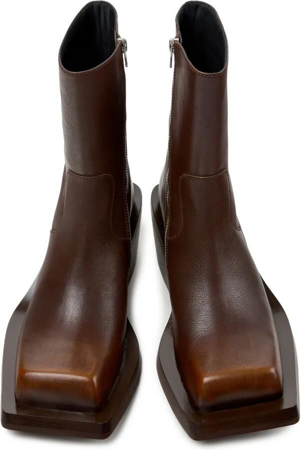 CamperLab Quetal square-toe ankle boots Bruin - Foto 4