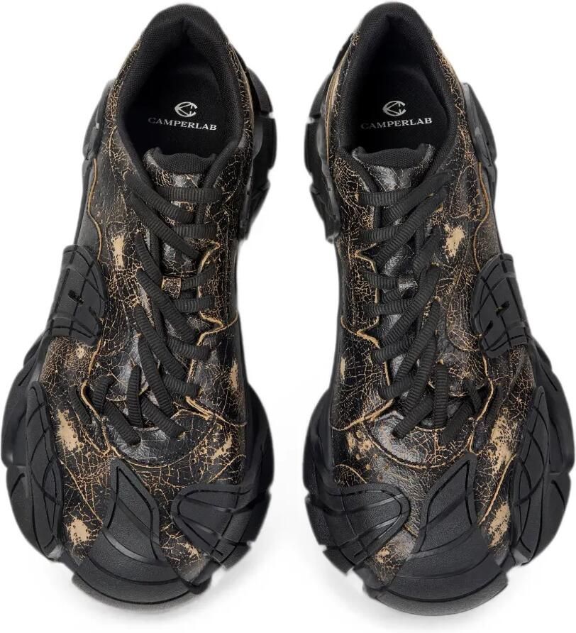 CamperLab Tor ta leren low-top sneakers Zwart - Foto 2