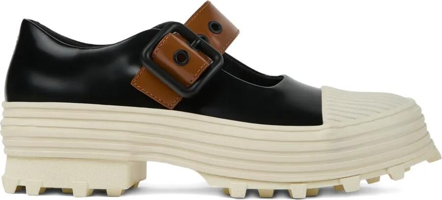 CamperLab Traktori loafers met plateauzool en gesp Zwart