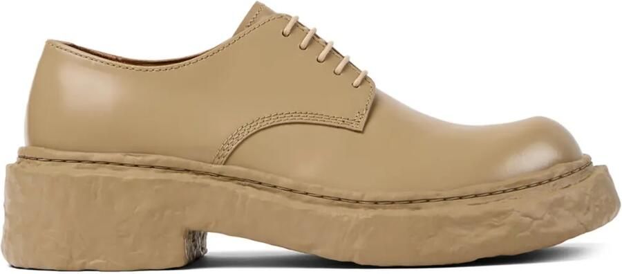 CamperLab Vámonos leren Derby schoenen Beige