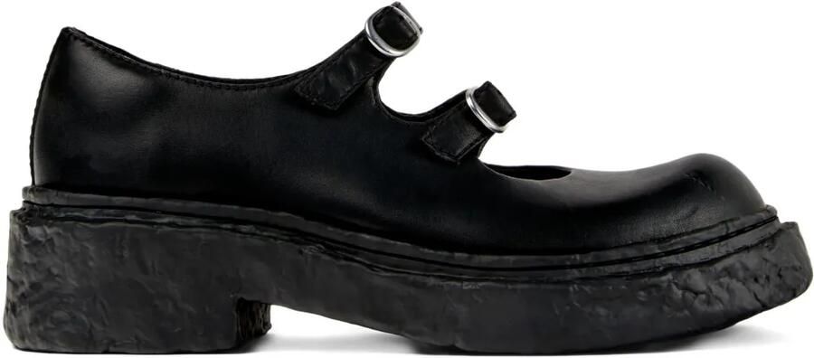 CamperLab Vamonos loafers met plateauzool en gesp Zwart