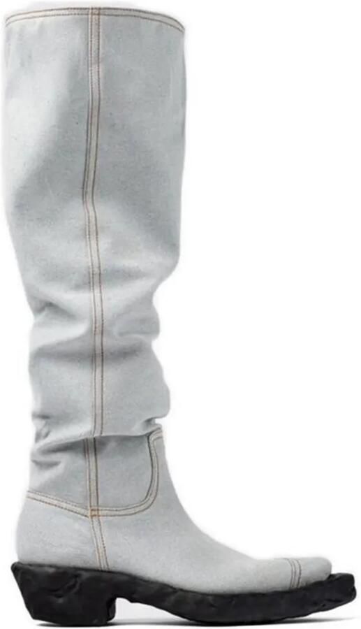 CamperLab Venga denim knielaarzen Blauw