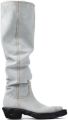 CamperLab Venga denim knielaarzen Blauw - Blauw