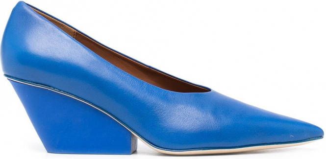 CamperLab Juanita pumps met sleehak Blauw - Schoenen.nl