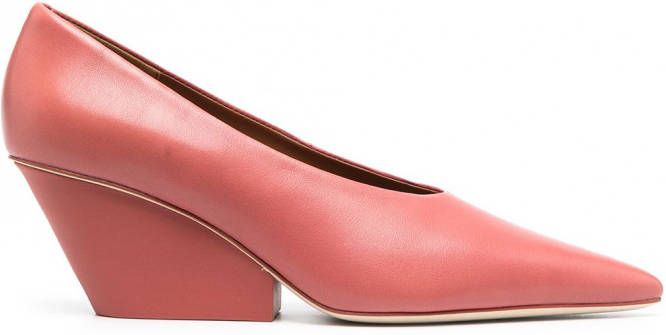 CamperLab Pumps met puntige hak Rood