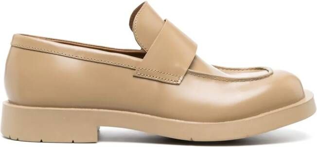 CamperLab Leren loafers Beige