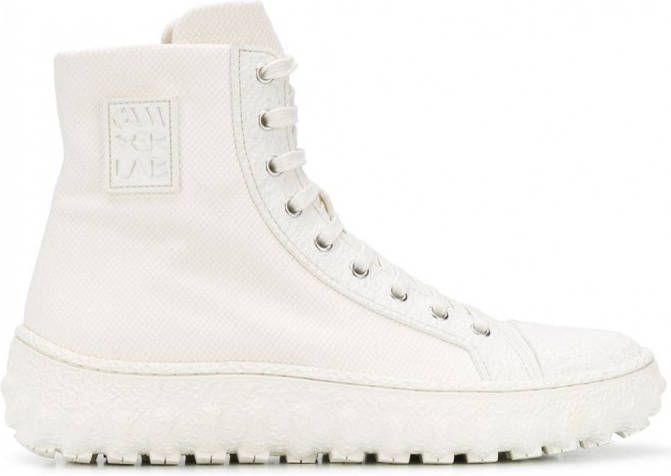 CamperLab Sneakers met geribbelde zool Wit