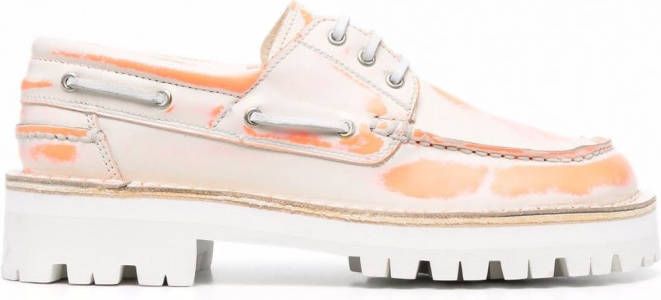 CamperLab Loafers met tie-dye print Oranje