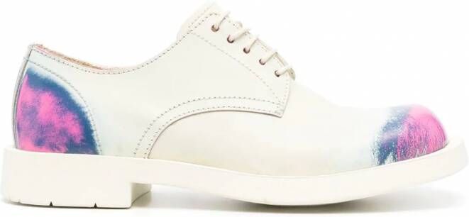 CamperLab Veterschoenen met gerafeld-effect Beige