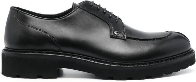 Canali Derby schoenen met ronde neus Zwart