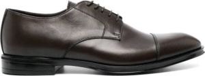 Canali Leren derby schoenen Bruin