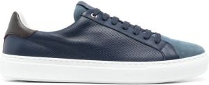 Canali Geperforeerde sneakers Blauw