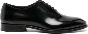 Canali Oxford lakleren schoenen Zwart