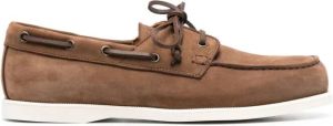 Canali Suède loafers Bruin