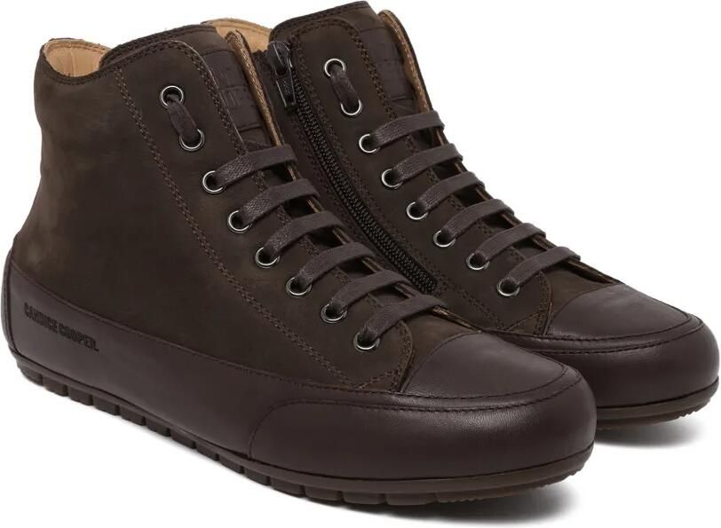 Candice Cooper Plus high-top sneakers met vlakken Bruin - Foto 4