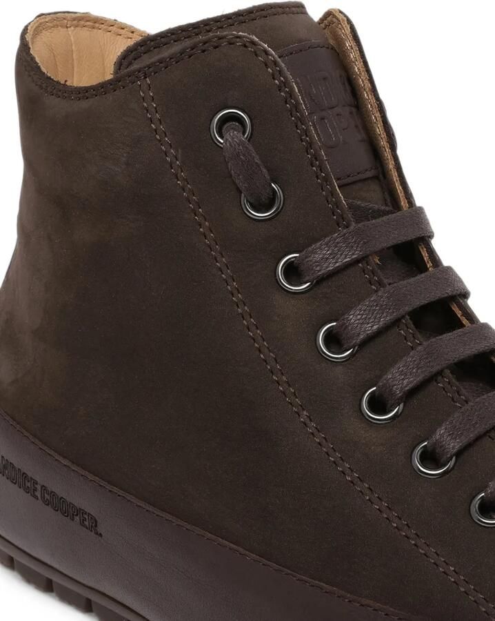 Candice Cooper Plus high-top sneakers met vlakken Bruin - Foto 2