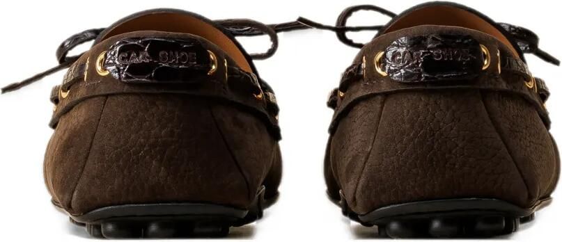 Car Shoe crocodile-print leather boat shoes Bruin - Foto 3