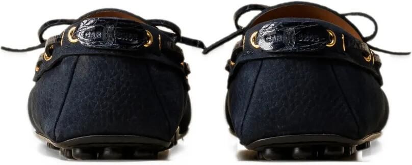 Car Shoe crocodile-print nubuck loafers Blauw - Foto 3
