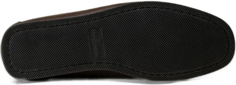 Car Shoe grain leather wool-panel ankle boots Bruin - Foto 3