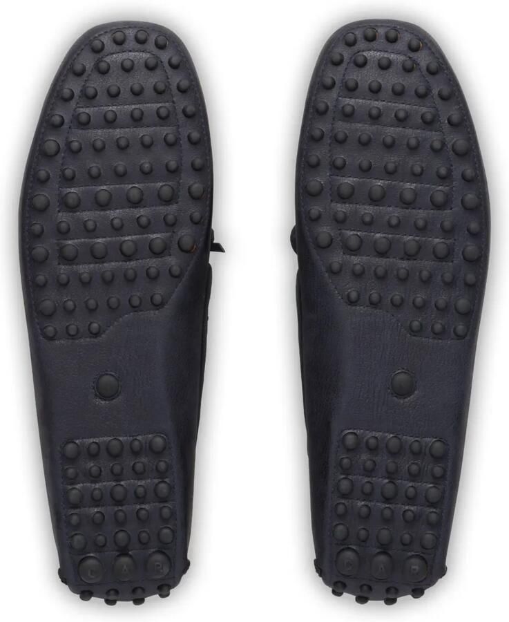Car Shoe Leren bootschoenen met veters Blauw - Foto 2
