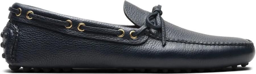 Car Shoe Leren loafers Blauw