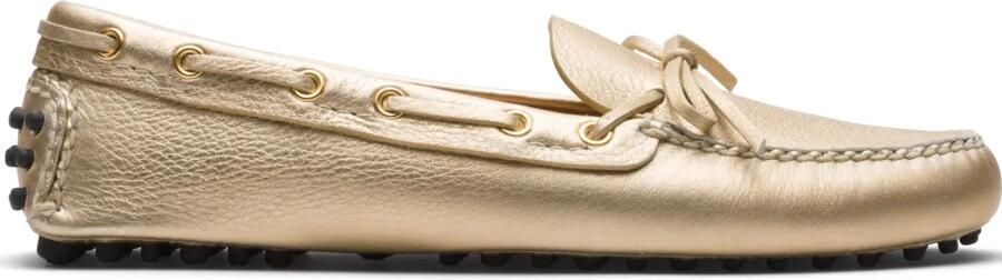 Car Shoe Leren loafers Goud