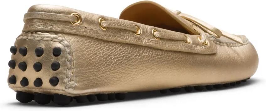 Car Shoe Leren loafers Goud - Foto 4