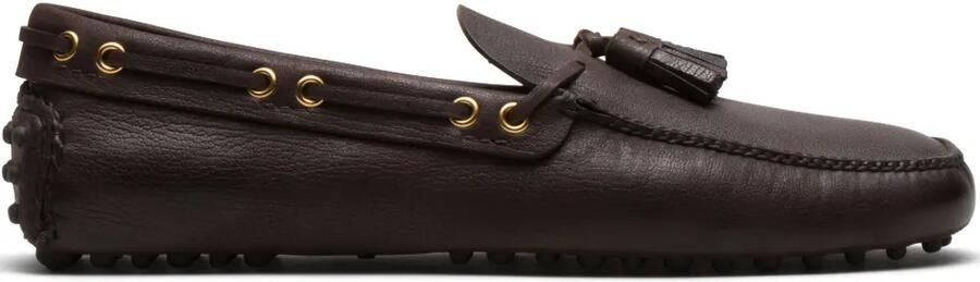 Car Shoe Leren loafers met kwastje Bruin