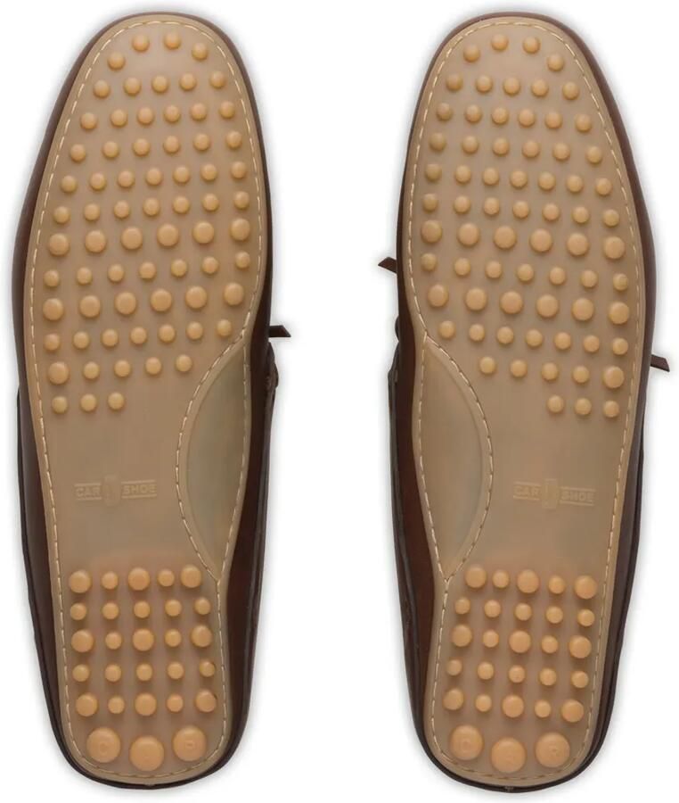 Car Shoe Leren slippers met veters Bruin - Foto 2