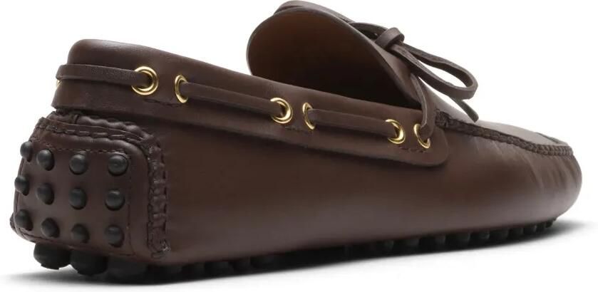 Car Shoe Lux leren bootschoenen met strikdetail Bruin - Foto 3