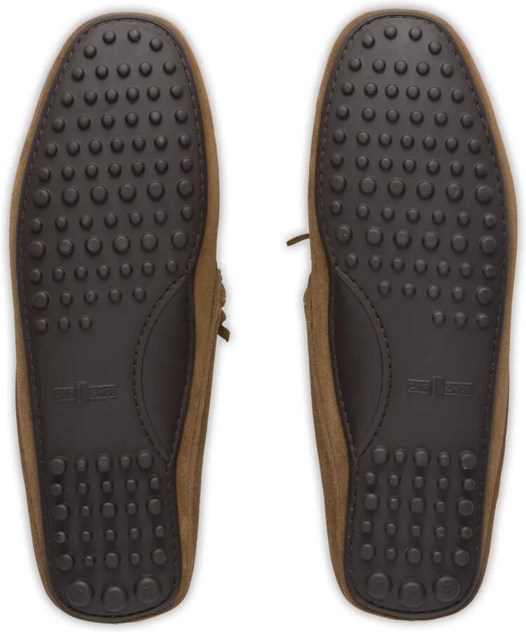 Car Shoe Slippers verfraaid met strik Bruin - Foto 3