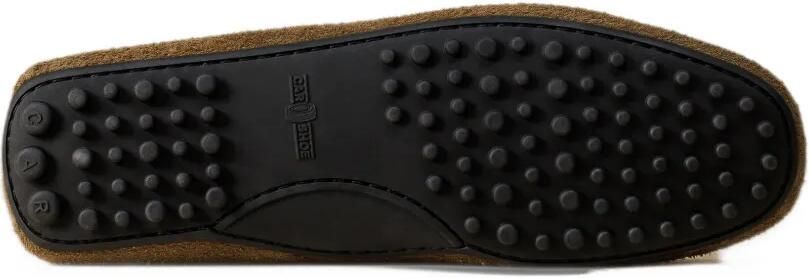 Car Shoe suede bow-detail loafers Groen - Foto 3
