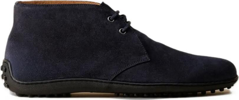 Car Shoe suede desert boots Blauw