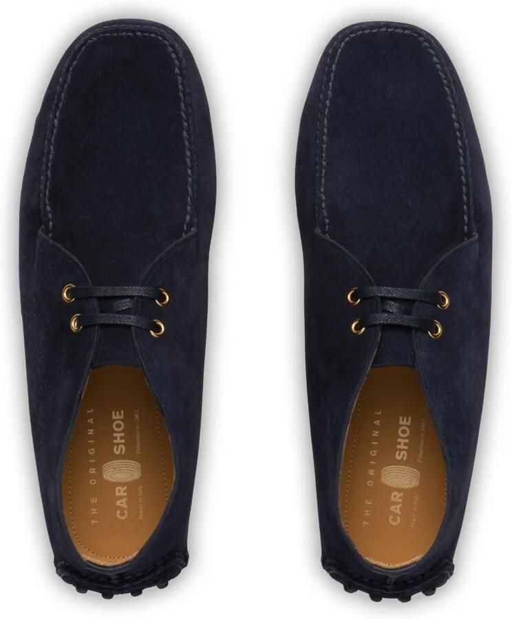 Car Shoe Suède enkellaarzen Blauw - Foto 2