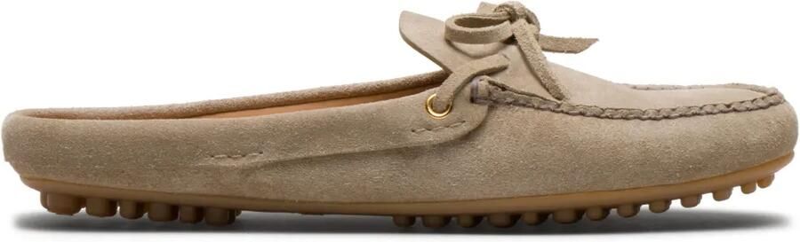 Car Shoe Suède instappers Beige