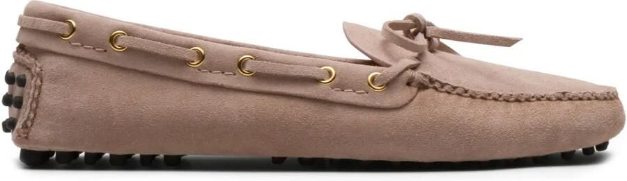 Car Shoe Suède loafers Beige