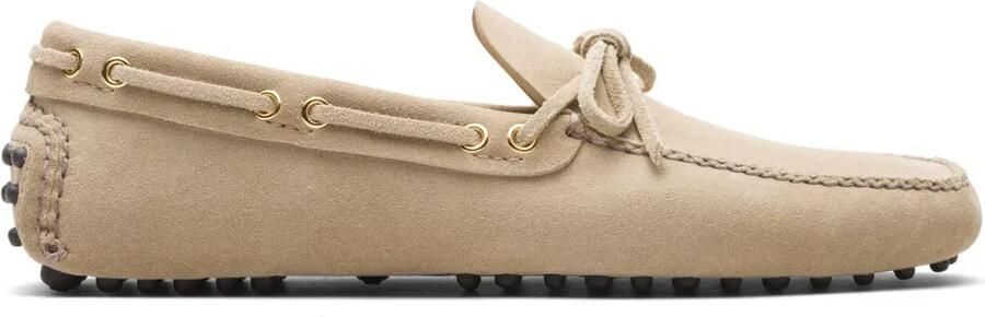 Car Shoe Suède loafers Beige