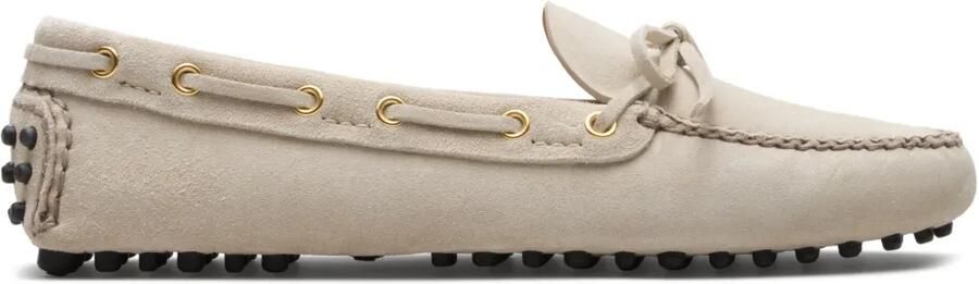Car Shoe Suède loafers Beige