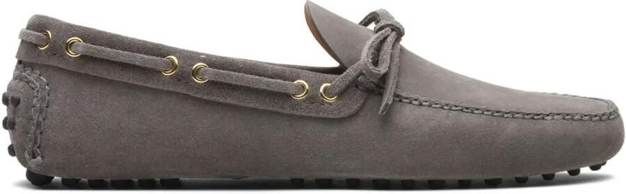 Car Shoe Suède loafers Grijs