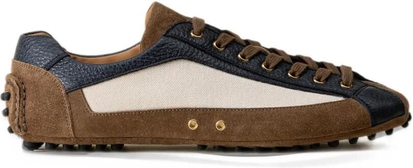 Car Shoe suede panelled sneakers Bruin