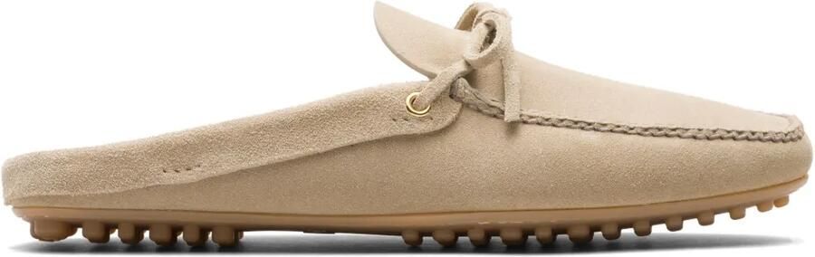 Car Shoe Suède slippers Beige