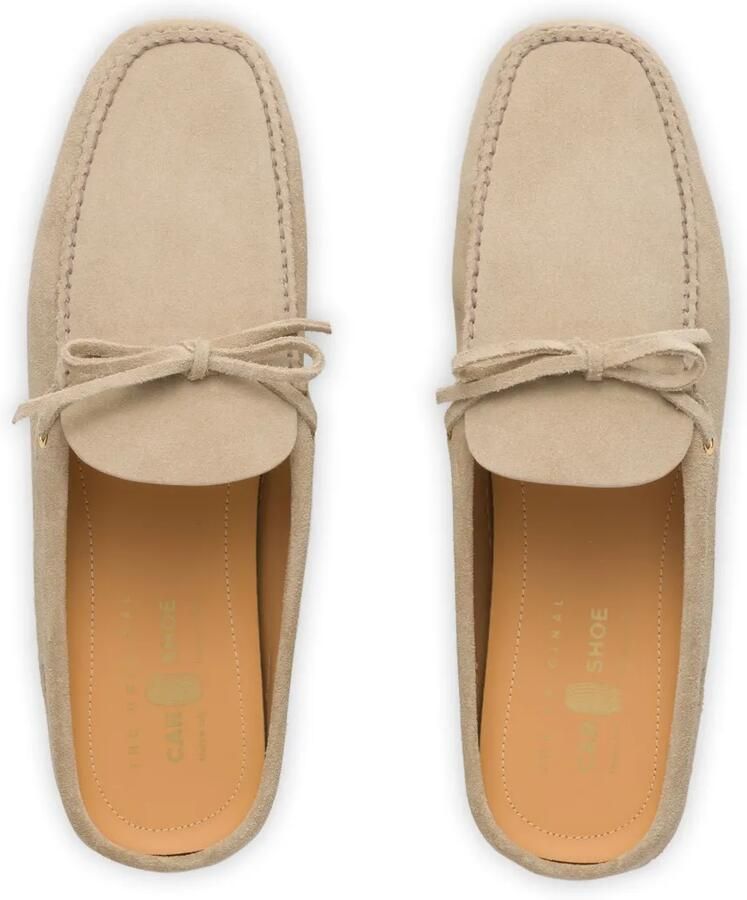 Car Shoe Suède slippers Beige - Foto 2
