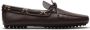 Car Shoe Leren loafers met strikdetail Bruin - Thumbnail 1