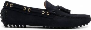 Car Shoe Loafers met kwastje Blauw