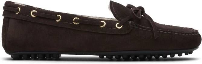 Car Shoe Loafers met strik-detail Bruin