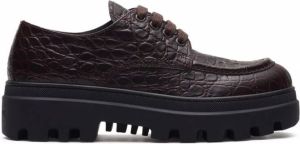 Car Shoe Schoenen met krokodillenleer-effect Paars