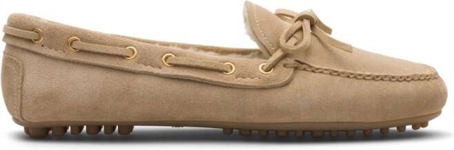 Car Shoe Suède loafers Beige